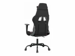 Sale piezas Silla gaming de masaje cuero sintético negro y vino tinto Silla Gaming