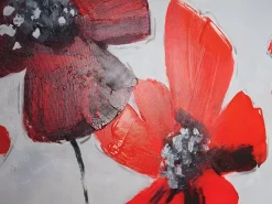 Clearance Pintura al óleo amapola pintada a mano Cuadro