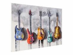 MCW Pintura al óleo guitarras pintadas a mano