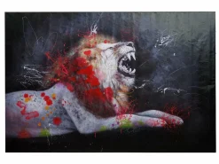 New MCW Pintura al óleo León -H25, 120x180cm Multicolor