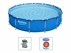 Piscina con estructura Steel Pro 396x84 cm ES555773