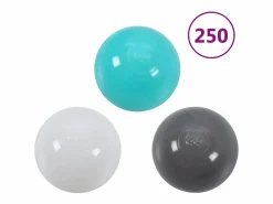Outlet Piscina de bolas para niños con 300 bolas 75x75x32 cm ES366466 Piscina Desmontable