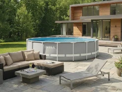 Best Piscina de jardín 549x122 cm con bomba y accesorios Piscina Tubular