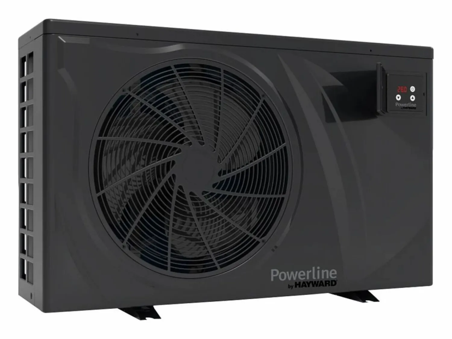 Habitat et jardin Piscina de madera "Florida 145" - 6,57 x 4,57 x 1,44 m + bomba de calor inverter "PowerLine by Hayward" 6 kw/h - Negro