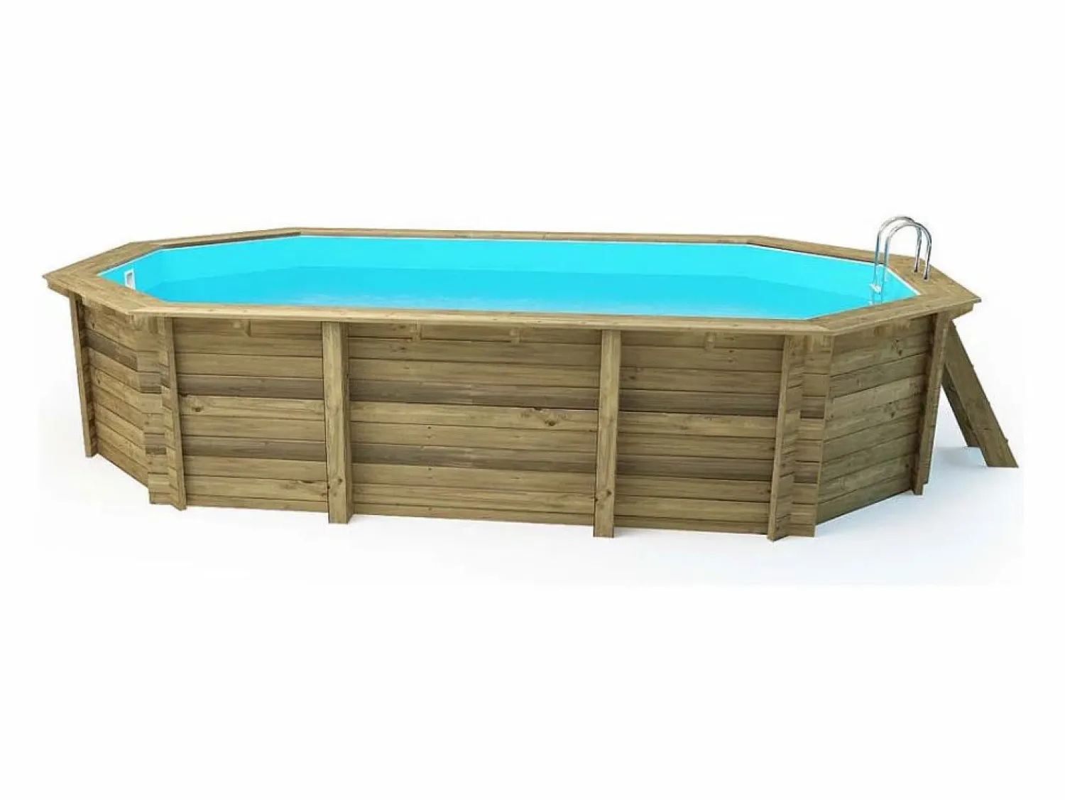 Outlet Piscina de madera "Florida 145" - 6,57 x 4,57 x 1,45 m Piscina De Madera