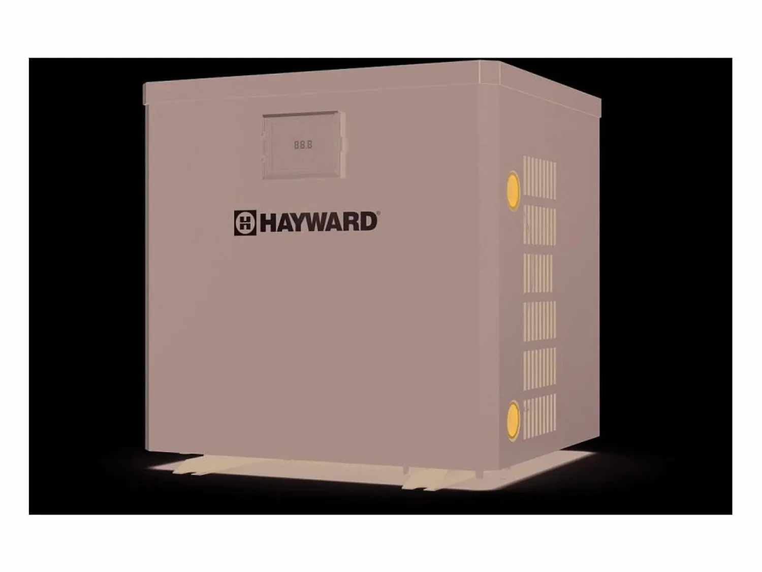 Clearance Habitat et jardin Piscina de madera "Hawai" - 4,10 x 1,18 m + minibomba de calor de 3,5kW - Metal - Gris Marru00f3n