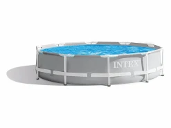 Intex Piscina desmontable Prism Frame 4.485L 4 personas con depuradora 76xØ305 cm