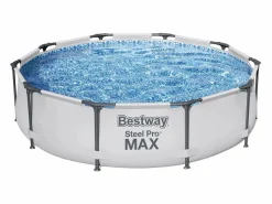 Bestway Piscina Desmontable Tubular Steel Pro Max 305x76 cm con Depuradora Cartucho 1.249 L/H