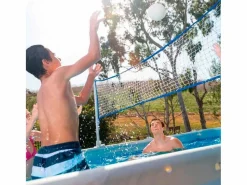 Intex Piscina desmontable Ultra XTR Frame con malla+pelota de voleibol 31805L gris 732x366 cm