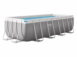 Intex Piscina elevada rectangular 400x200x122 cm con bomba y escalera