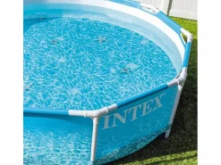 Hot Piscina Elevada Redonda Fondo Marino 28208 Beachside Metal Frame 305x76cm Piscina Tubular