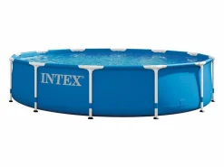 Intex Piscina elevada redonda 366x76 cm con bomba y cartucho