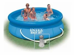 Sale Intex Piscina hinchable Easy Set 3853L 4 personas con depuradora Ø305x76 cm Azul
