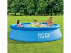 Sale Intex Piscina hinchable Easy Set 3853L 4 personas con depuradora Ø305x76 cm Azul