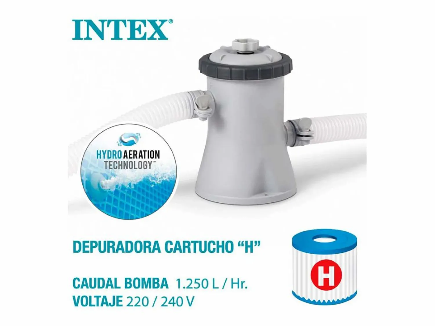 Sale Intex Piscina hinchable Easy Set 3853L 4 personas con depuradora Ø305x76 cm Azul