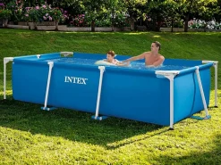 Best Piscina rectangular Small Frame familiar 28271 2282L 65x260x160 cm Piscina Tubular