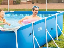 Intex Piscina rectangular Small Frame 28273 familiar 7127L 450x220 cm