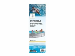 Intex Piscina redonda Prism Frame 26710NP +6A D366x76 cm