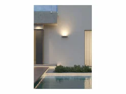 Online Pla XL - Aplique de pared LED de 35 W con interruptor CCT 2700K/3200K/4000K en aluminio, aplique de pared con luz ascendente - Beneito & Faure Negro