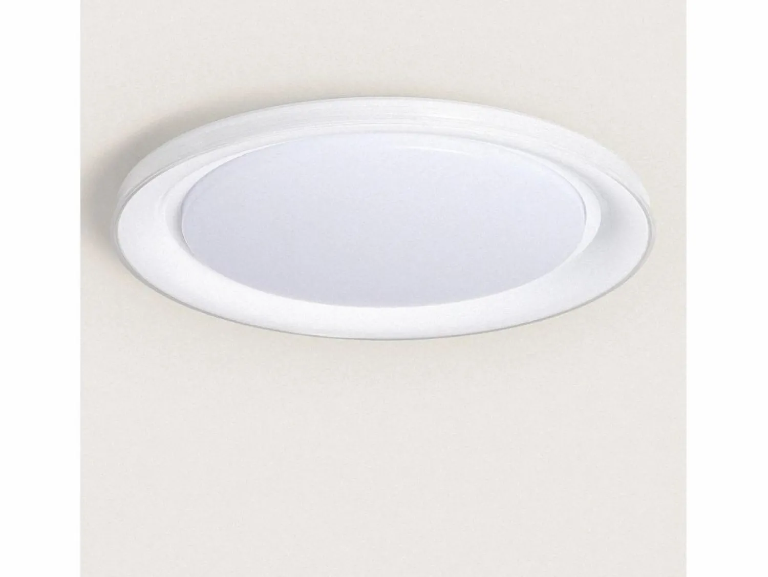 Ledkia Plafón LED 24W Circular Metal Karry Ø500 mm CCT Seleccionable 2200K - 3000K - 4000K CCT