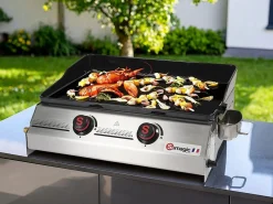 Somagic Plancha de asar a gas SO PREMIUM 2 quemadores 7kW