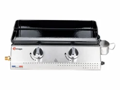 Discount Plancha de asar a gas VERA 200 2 quemadores 5,3kW Plancha Cocina