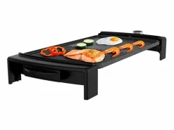 New Plancha de asar eléctrica Cecotec Tasty&Grill 2500 RockWater MixGrill 2150W Negro