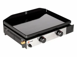 Discount Somagic Plancha de gas SOLIA 200 2 quemadores 4,25kW - Negro