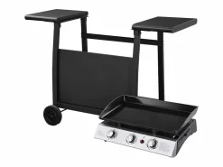 Plancha de gas SÉVILLE 3 quemadores 7,5kW + carrito Plancha Cocina