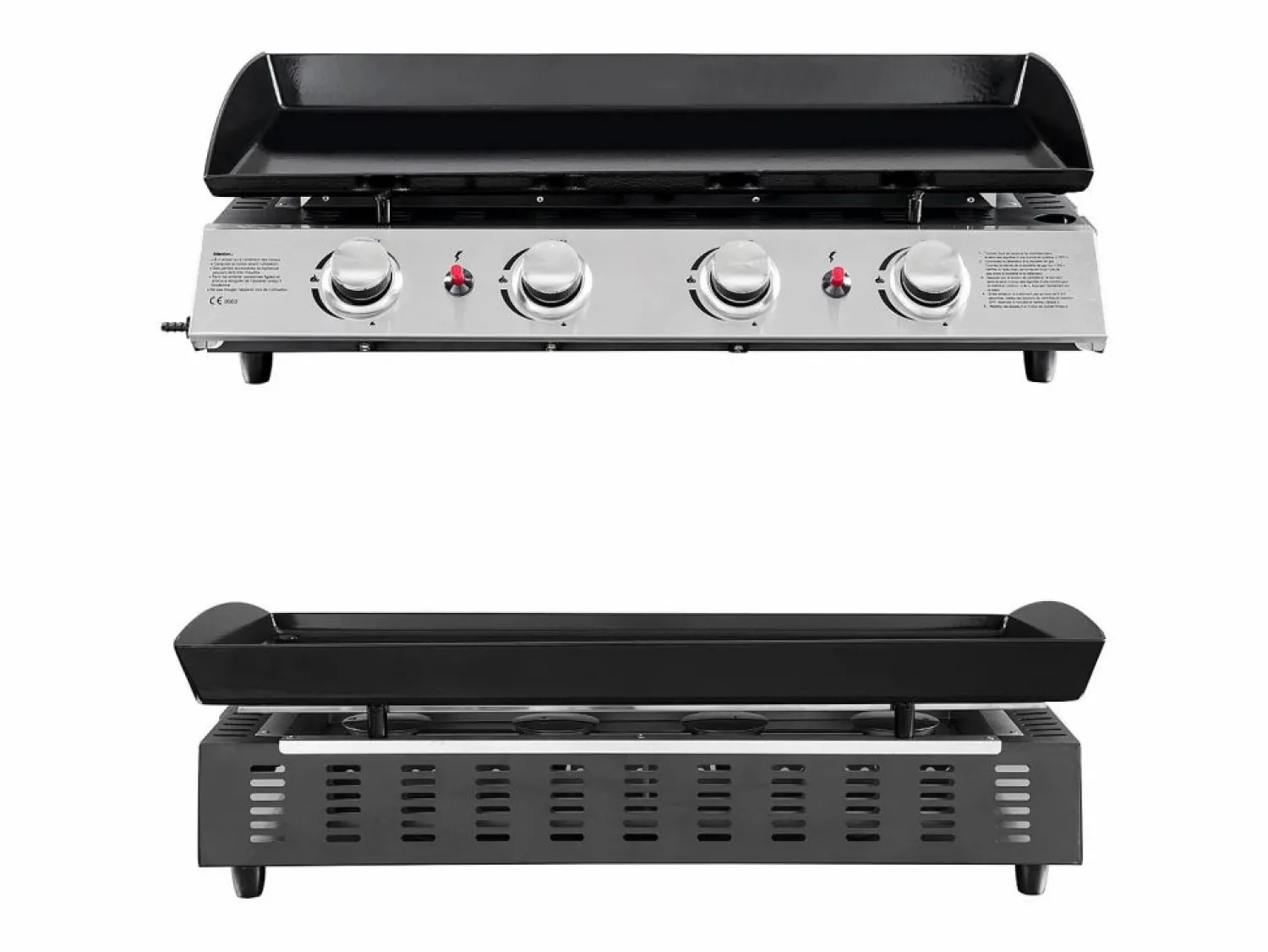 Happy Garden Plancha de gas VALENCIA 4 quemadores 10kW