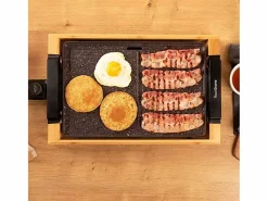 Best Plancha eléctrica Cecotec Tasty&Grill 2000 Bamboo MixStone 2000W madera/gris Plancha Cocina