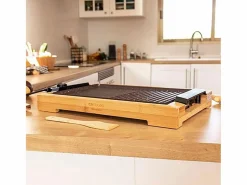 Best Plancha eléctrica Cecotec Tasty&Grill 2000 Bamboo MixStone 2000W madera/gris Plancha Cocina