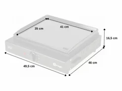 New Plancha eléctrica de hierro fundido OLIANA - Plancha Cocina