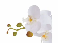 Hot Planta artificial con maceta Orquídea 65 cm Blanca Planta Artificial