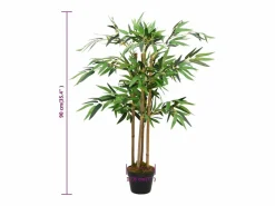 Hot Planta artificial con maceta Bamboo Twiggy 90 cm Planta Artificial