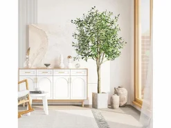 Best Planta artificial de oliva de 180 cm, decoración de plantas s falsas, removible, para el jardín de balcón de salón de dormitorio de la casa Planta Artificial