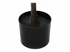 Clearance vidaxl Planta artificial Mediterráneo 800 hojas macetero + aceitunas Verde