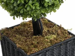 Discount Planta, árbol, arbusto artificial Boj 3 bolas - Alt. 90 x D. 18 cm - -PILANA Planta Artificial