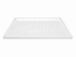 Sale Plato de ducha con puntos ABS 80x100x4 cm ES542872 Blanco