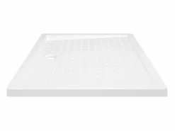 Sale Plato de ducha con puntos ABS 80x100x4 cm ES542872 Blanco