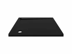 Hot Plato de ducha cuadrado de ABS 80x80 cm ES174094 Negro