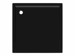 Hot Plato de ducha cuadrado de ABS 80x80 cm ES174094 Negro