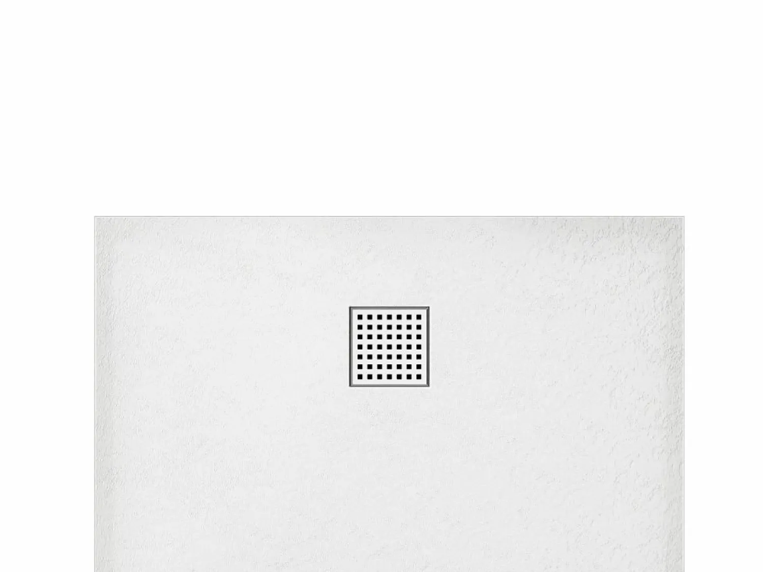 Shower & Design Plato de ducha de resina para colocar en superficie o encastrar, con sifón, , L160 x P90 cm, MIRNOSA