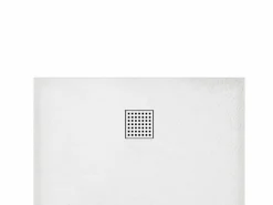 Discount Shower & Design Plato de ducha de resina para colocar en superficie o encastrar - - 120 x 80 cm - MIRNOSA Blanco