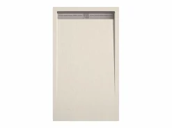 Best STANO Plato de ducha pizarra ARCO 90x140 cm rejilla inox Crema