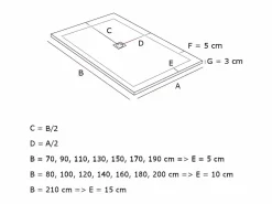 Sale Plato de ducha pizarra DEXA 70x70 cm rejilla inox Plato De Ducha