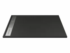 Clearance Plato de ducha rectangular de resina - - 120 x 90 cm - LYROSA Plato De Ducha