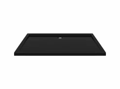 Hot Plato de ducha rectangular ABS 80x120 cm ES431656 Negro