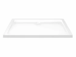 Sale Plato de ducha rectangular ABS 80x110 cm ES224230 Blanco