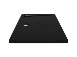 Sale Plato de ducha rectangular ABS 80x110 cm ES622438 Negro